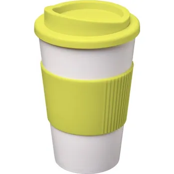 Termohrnek Termo hrnek s rukojetí Americano® 350 ml - Bílá / Limetková