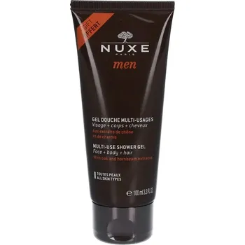 Koupelová kosmetika Nuxe Sprchový gel na tělo, tvář a vlasy Men (Multi-Use Shower Gel) 100 ml + 2 měsíce na vrácení zboží