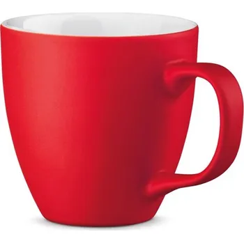 PANTHONY MAT. 450 ml hydroglazovaný porcelánový hrnek - Červená