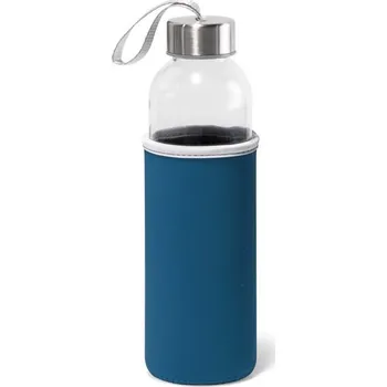 RAISE. Sportovní láhev ze skla a nerezové oceli 520 ml - Modrá