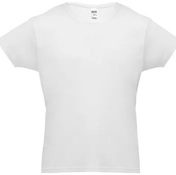 Pánské tričko THC LUANDA WH. Pánské tričko z tubulární bavlny. Bílá barva - Bílá / XS