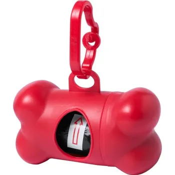 sáček na exkrement Zásobník na pytlíky na odpadky Pobba - Červená