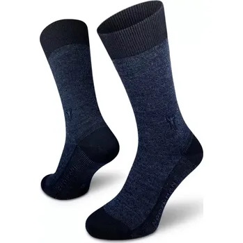 Pánské ponožky Northman Skagen Merino společenské ponožky, tmavě modré XL (45-47)