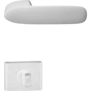 Dveřní kování Cobra dveřní kování GIULIA-R WC bílá