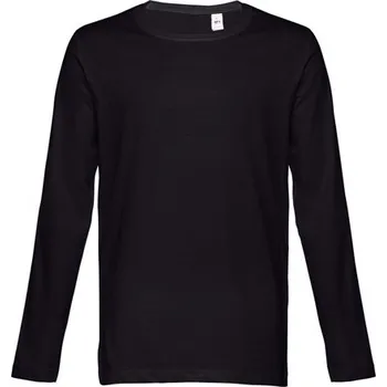 Pánské tričko THC BUCHAREST. Pánské tričko s dlouhým rukávem - Černá / XL