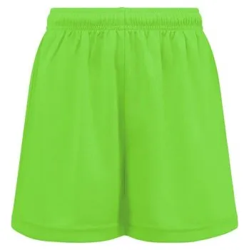 Chlapecké kraťasy THC MATCH KIDS. Dětské sportovní kraťasy - Limetkově Zelená / 12