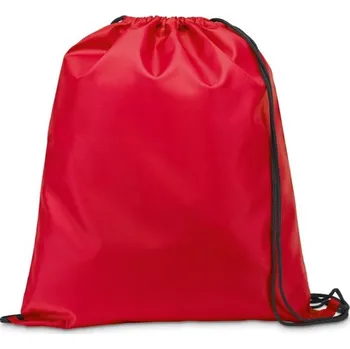 Městský batoh CARNABY. Batoh 210D s černými stahovacími šňůrkami - Červená