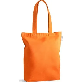 MERIDA. Taška (220 g/m²) z bavlny (50 %), recyklované bavlny (30 %) a polyesteru (20 % rPET) - Oranžová