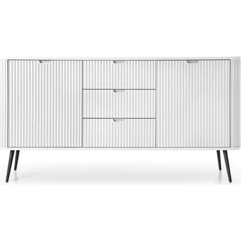 Komoda Komoda Zova 168 cm bílá/černá