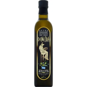 Rostlinný olej Agrocreta Demetra extra panenský olivový olej sklo 500 ml