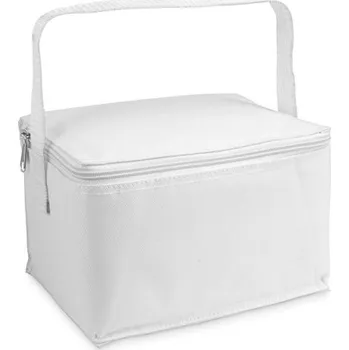 turistický batoh JEDDAH. Chladicí taška 3 L z materiálu polyester 600D - Bílá