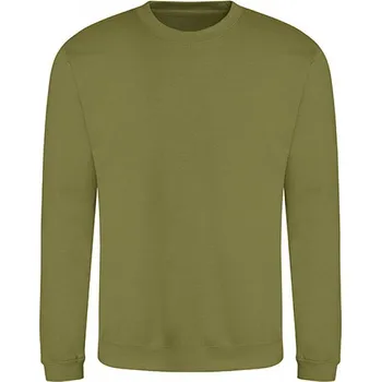 Pánská mikina Měkká bavlněná mikina přes hlavu Just Hoods Barva: Khaki, Velikost: XXL JH030