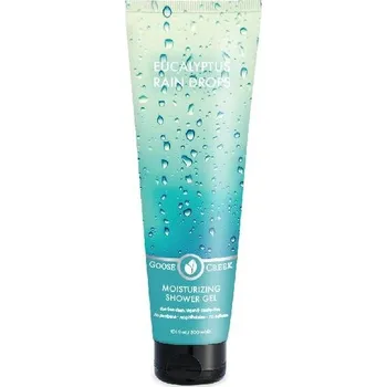 Pleťový krém VEGAN Gel sprchový 300 ml ECUALYPTUS RAIN DROPS, vegan, bez GMO, parafínu a parabenů|Goose Creek