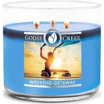 Svíčka Svíčka 0,41 KG WEEKEND GETAWAY, aromatická v dóze, 3 knoty|Goose Creek