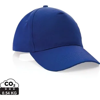 Čepice 5 dílná kšiltovka Impact ze 190g recyklované bavlny AWARE™ - Modrá