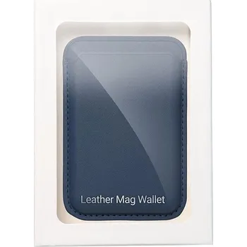Pouzdro na mobilní telefon C4M PU Peněženka kompatibilní s MagSafe, modrá