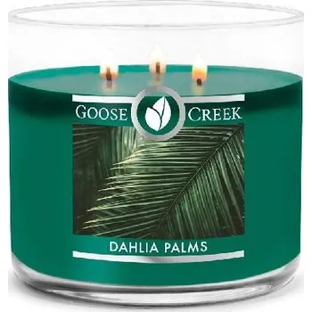 Svíčka Svíčka 0,41 KG DAHLIA PALMS, aromatická v dóze, 3 knoty|Goose Creek