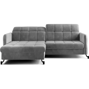 Sedací souprava Rohová rozkládací sedací souprava LORELLE 225 cm Paros 05 šedá levá