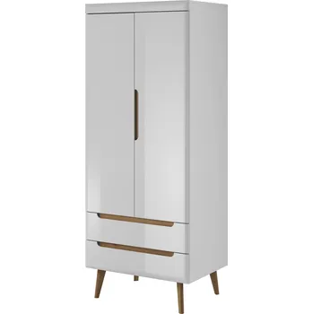 Šatní skříň Šatní skříň Nordi 80 cm bílá/dub Riviéra