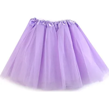 Kojenecké šaty Karnevalová sukýnka 4 vrstvá Fialová