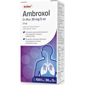 Lék na kašel, rýmu a nachlazení Dr. Max Ambroxol 30 mg 100 ml