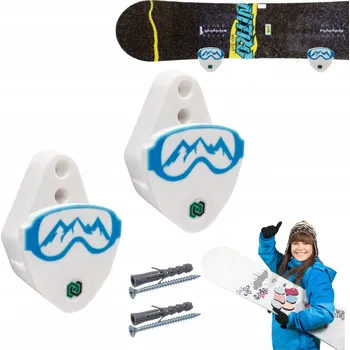 Věšák DRŽÁK NA SNOWBOARD NA ZEĎ - VĚŠÁK