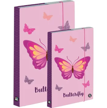 Box na sešity A4+A5 KARTON P+P - Motýl