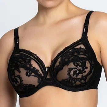 Podprsenka Lise Charmel - Desirs de Venise podprsenka vysoká nevyztužená noir 90F BCJ6135