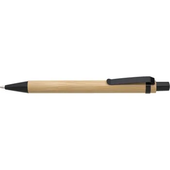 Tural Nero Black *Metal/Bamboo Ballpoint Pen - Natur
