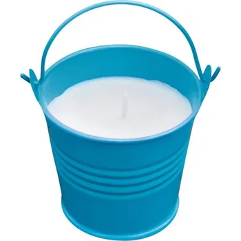 Svíčka Svíčka V Kbelíku Clam - Modrá
