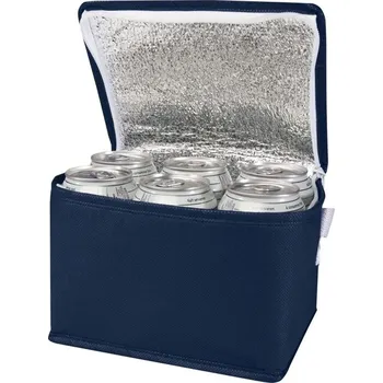 turistický batoh Chladicí taška z recyklované netkané textilie na 6 plechovek, 4 l Spectrum - Námořnická modrá