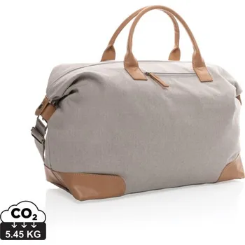 Městský batoh Velká víkendová taška Impact z 16 oz. recykl. canvas AWARE™ - Šedá