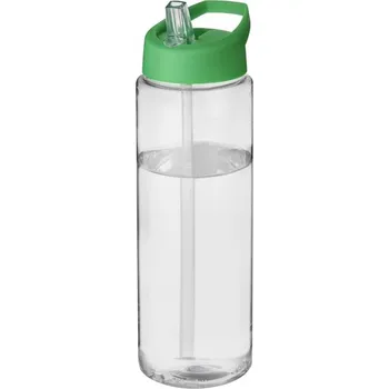 Láhev H2O Vibe 850 ml sportovní lahev s víčkem s hubičkou - Průhledná / Zelená