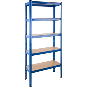 Dílenský regál TecTake Úložný regál 5 úrovní, nosnost 350 kg