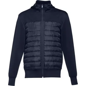 THC SKOPJE. Pánská bunda s kapucí z 300T taftu - Námořnická Modrá / XL