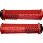 PEATYS Gripy PEATY'S GRIPY MONARCH KNURL RED - Tlouštka gripu 30-32mm THIN
