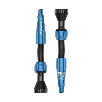 Duše na kolo LEZYNE Bezdušové ventilky LEZYNE VALVE CNC TLR - 44MM BLUE - Uni