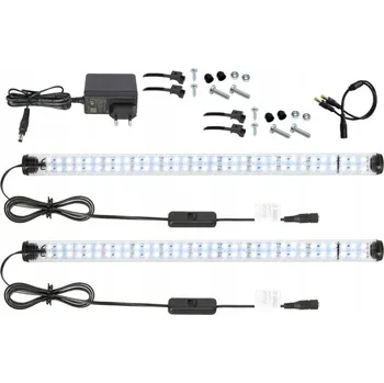 Lampička LED osvětlení do akvária 2x60cm 5630 LED lampa zářivka LED AQUALED