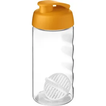 Láhev H2O Active Bop 500ml šejkrová lahev - Oranžová / Průhledná