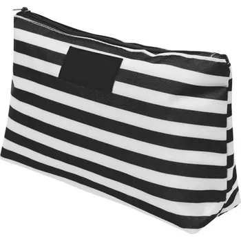 Kosmetická taška Pruhovaná Kosmetická Taška Stripy - Bílá / Černá