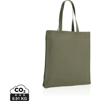 Taška s širokým dnem Impact ze 145g recykl. bavlny AWARE™ - Zelená