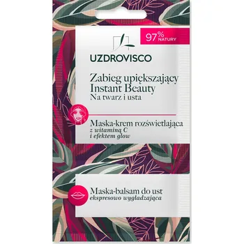 Péče o rty Uzdrovisco Instant Beauty zkrášlující kúra na obličej a rty, 8 ml