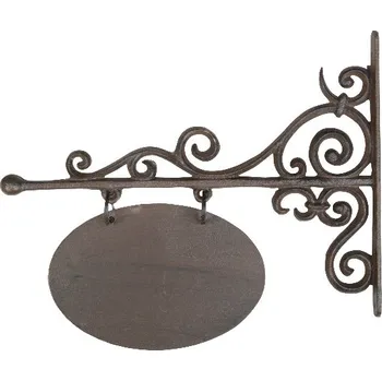 Zahradní dekorace Štít vývěsní VICTORY, litina, 20x14cm/19x13cm, hnědá|výběr z variant|Esschert Design - produkt č. 1