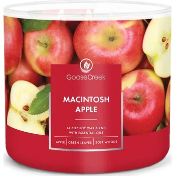 Svíčka Svíčka 0,41 KG MACINTOSH APPLE, aromatická v dóze, 3 knoty|Goose Creek
