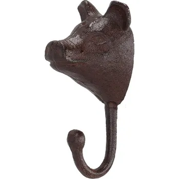 Háček PIG, litina, 8x6x12cm|Esschert Design