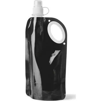 Láhev HIKE. Skládací láhev z PET, PA a PE 750 ml - Černá