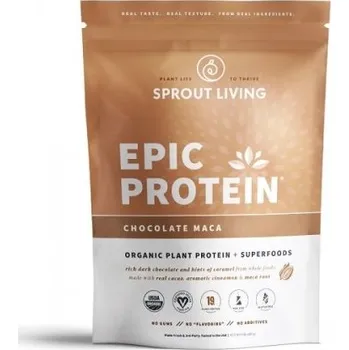 Protein Sprout Living Protein - čokoláda a maca, 456 g