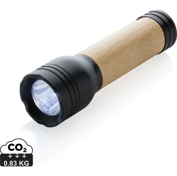 USB svítilna Lucid 1W z RCS recykl. plastu a bambusu