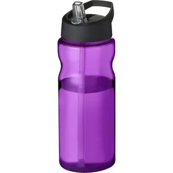 Láhev Sportovní láhev s víčkem s hubičkou H2O Eco 650 ml - Purpurová / Černá