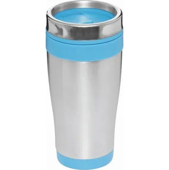 Termohrnek Dvoustěnný Cestovní Termohrnek Lungo - Modrá / Stříbrná